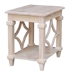 International Concepts Josephine Solid Wood End Table