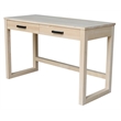 International Concepts Carson Solid Wood Desk with Two Drawers