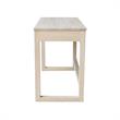 International Concepts Carson Solid Wood Desk with Two Drawers