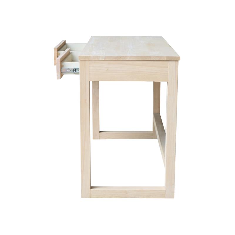 International Concepts Carson Solid Wood Desk with Two Drawers