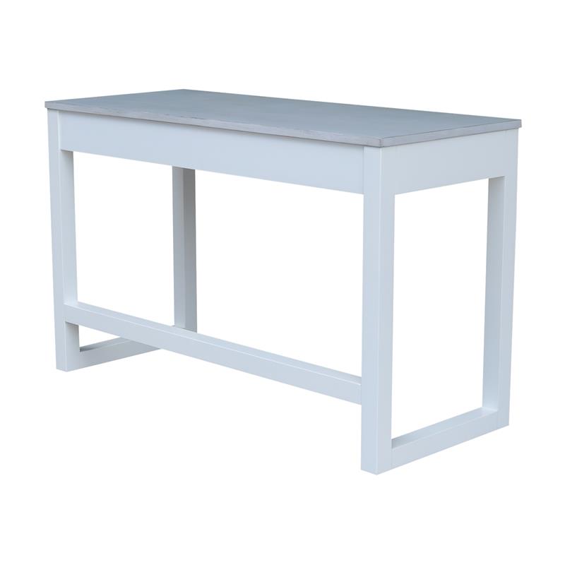 International Concepts Carson Wood Desk with Two Drawers