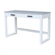 International Concepts Carson Wood Desk with Two Drawers and Chair