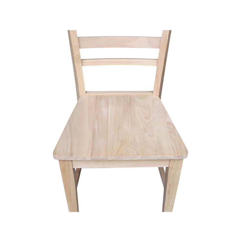 International Concepts Set of Two Solid Wood Quincy Chairs