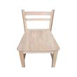 International Concepts Set of Two Solid Wood Quincy Chairs