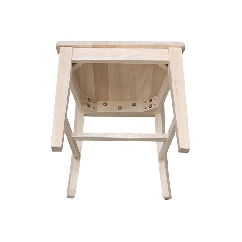 International Concepts Set of Two Solid Wood Quincy Chairs