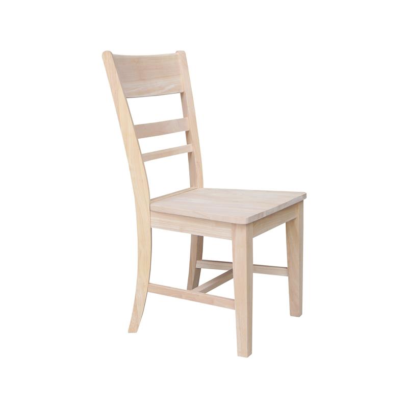 International Concepts Set of Two Solid Wood Quincy Chairs