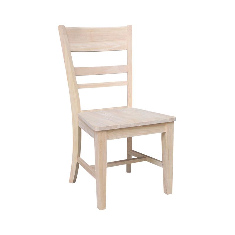 International Concepts Set of Two Solid Wood Quincy Chairs