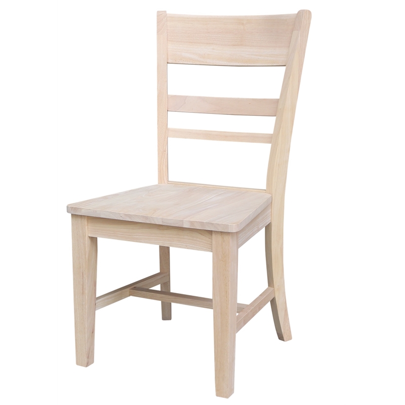 International Concepts Set of Two Solid Wood Quincy Chairs