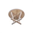 International Concepts LaCasa Solid Wood Round Coffee Table - Unfinished