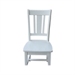 San Remo Solid Wood Splatback Chair - Beach White Hand Rubbed