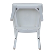 San Remo Solid Wood Splatback Chair - Beach White Hand Rubbed