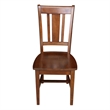International Concepts San Remo Solid Wood Splatback Dining Chair in Espresso