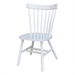 International Concepts Copenhagen Solid Wood Chair in White