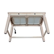 International Concepts Vista Solid Wood Desk with 2 Drawers in Unfinished