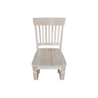 International Concepts Vista Solid Wood Counterheight Stool - 24
