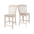 International Concepts Stafford Soild Wood Counterheight Stool - 24