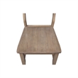 International Concepts Set of Two Solid Wood Soma Dining Chairs in Flax
