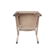 Set of Two Solid Wood Soma Ladder Back Dining Chairs in Flax