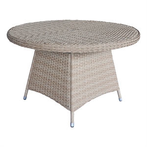 International Concepts Outdoor Aluminum Wicker Patio Dining Table - Natural