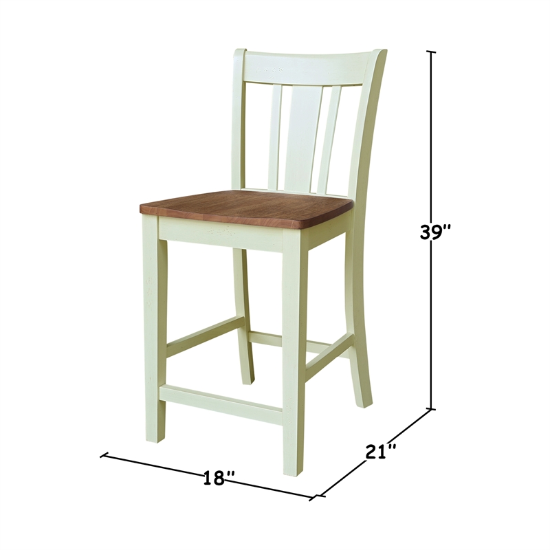International Concepts San Remo Counter Height Dining Stool - 24