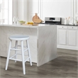 International Concepts Scooped Seat Dining Stool 24 Inch Seat Height