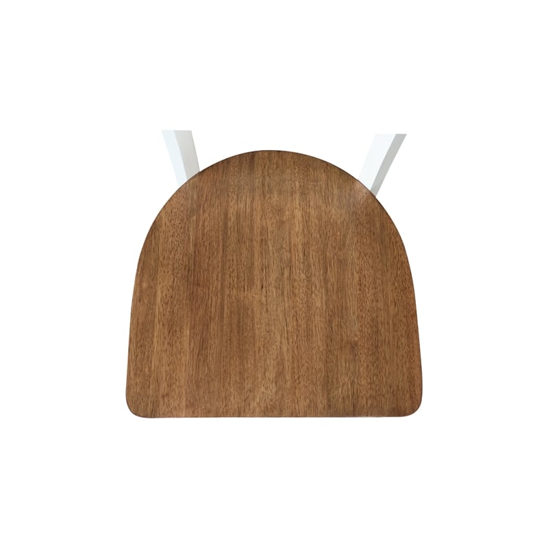 International Concepts Set of Two Emily Side Chairs Hickory and Shell