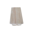 International Concepts Solid Wood Narrow Side Table Unfinished