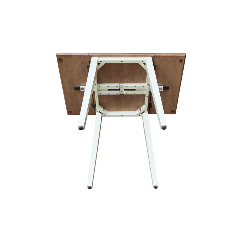 International Concepts Solid Wood Small Drop Leaf Dining Table - Multi-Color