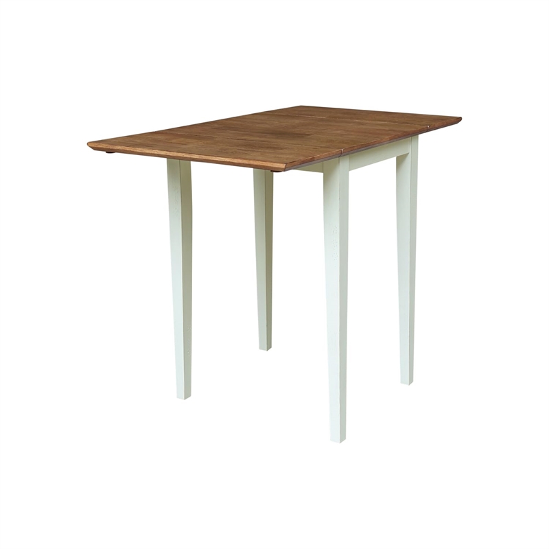 International Concepts Solid Wood Small Drop Leaf Dining Table - Multi-Color