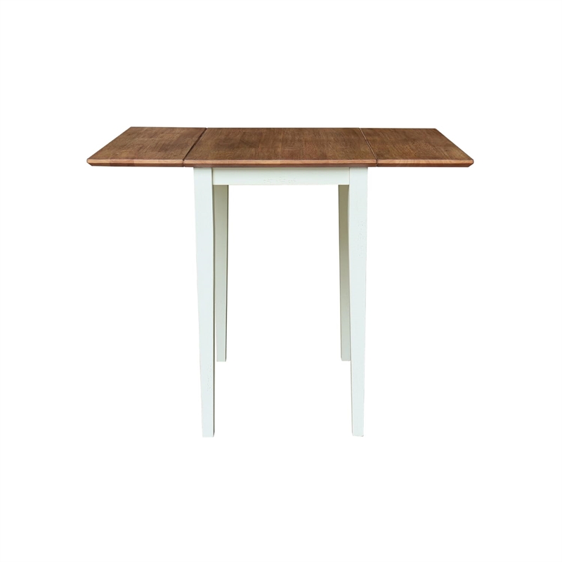 International Concepts Solid Wood Small Drop Leaf Dining Table - Multi-Color