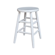 Solid Wood Tall Accent Table with 4 Counter Height Stools - Multi-Color
