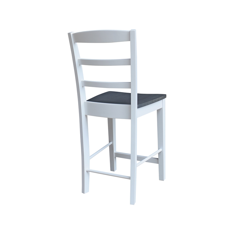 Solid Wood Madrid Counter Height Dining Stool - 24