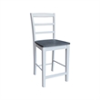 Solid Wood Madrid Counter Height Dining Stool - 24