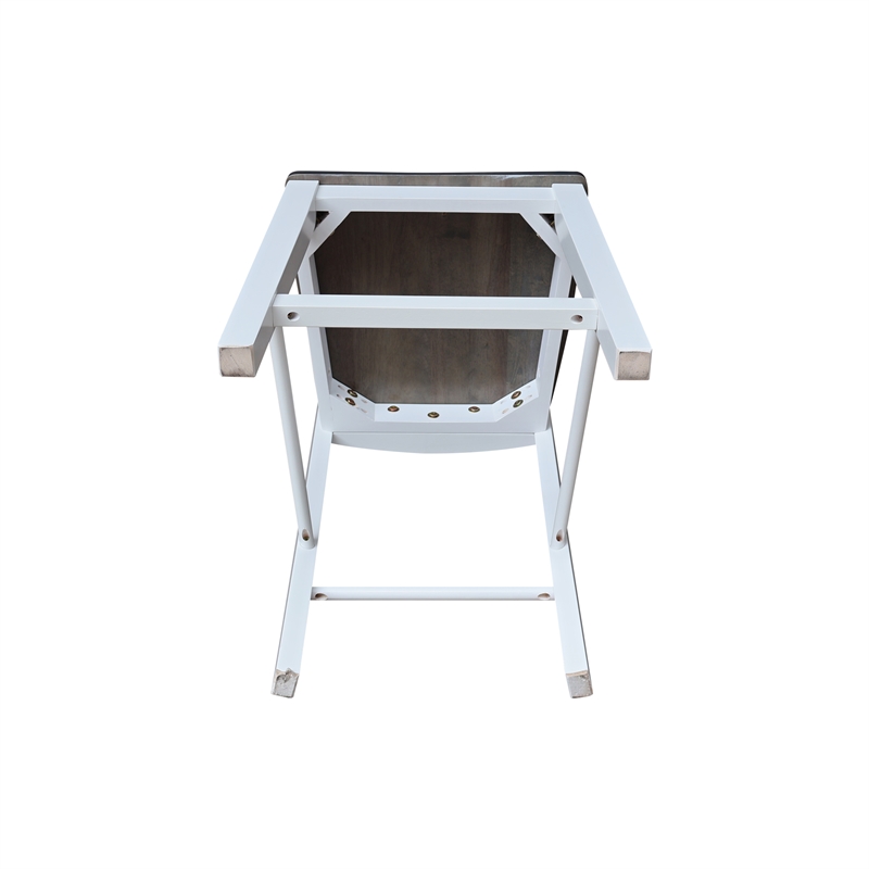 Solid Wood Madrid Counter Height Dining Stool - 24