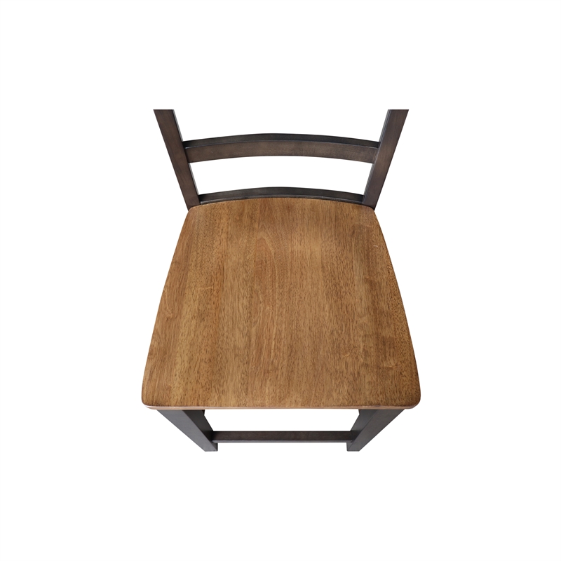 Solid Wood Madrid Counter Height Dining Stool - 24