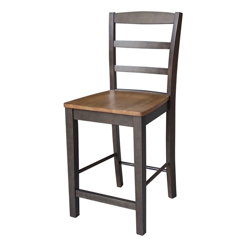 Solid Wood Madrid Counter Height Dining Stool - 24
