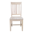 International Concepts Set of Two Benson Dining Chairs Unfinished