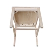 International Concepts Set of Two Benson Dining Chairs Unfinished
