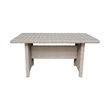 Outdoor 5 Piece Wicker Patio Furniture Set with a Table and 4 Stools