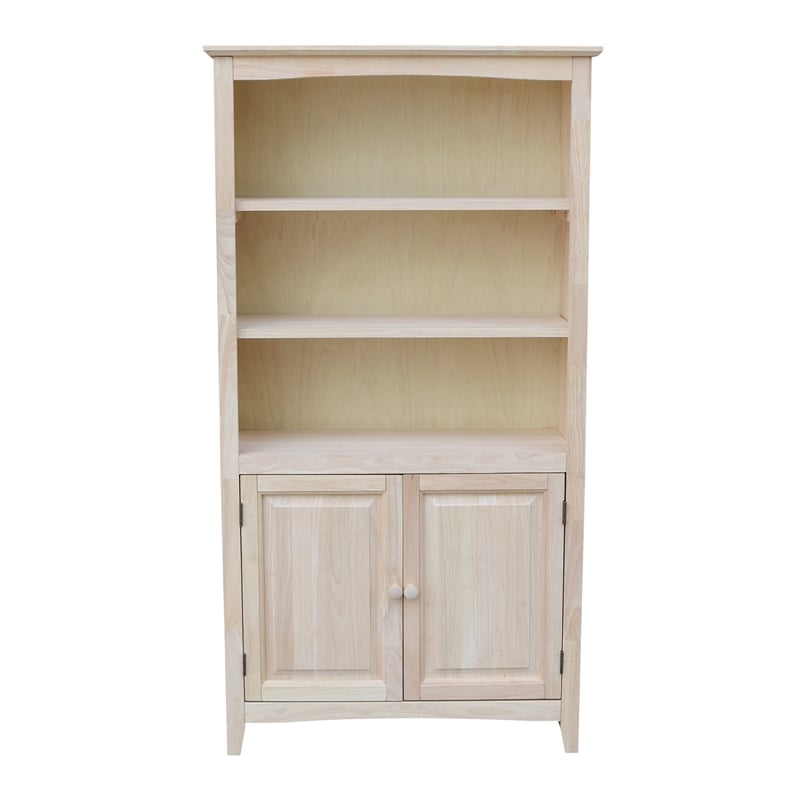 International Concepts Solid Wood Shaker Bookcase - 60