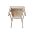 International Concepts Set of Two Avalon Dining Chairs - Unfinished