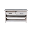International Concepts Sanibel Solid Wood Sofa Table in Macchiato
