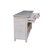 International Concepts Sanibel Solid Wood Sofa Table in Macchiato