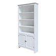 International Concepts Solid Wood Tall Shaker Bookcase - 72