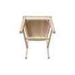 International Concepts Set of Two Solid Wood Dining Chairs - Unfinished