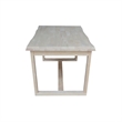 International Concepts Live Edge Solid Wood Coffee Table - Unfinished