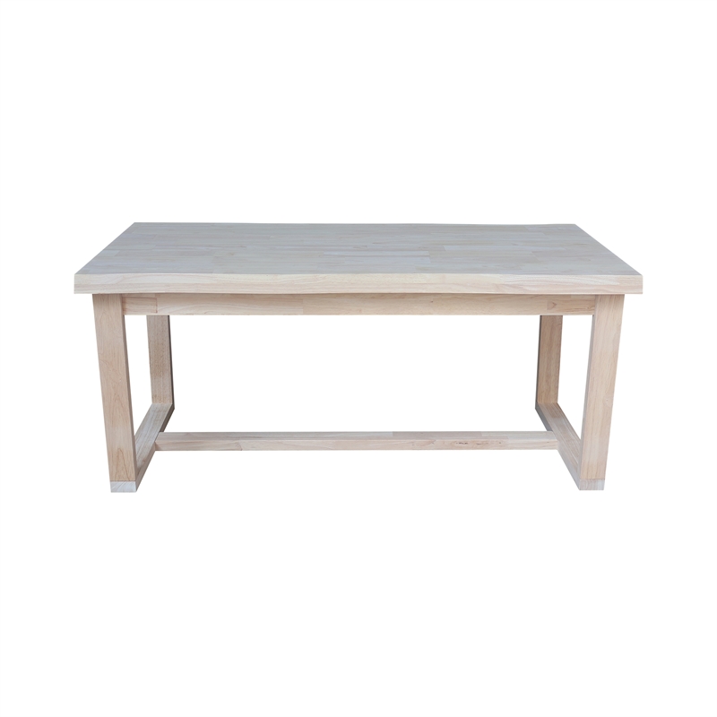 International Concepts Live Edge Solid Wood Coffee Table - Unfinished