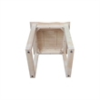International Concepts Live Edge Solid Wood End Table - Unfinished