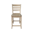 IC Solid Wood Roma Counter Height Dining Stool - 24