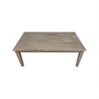 International Concepts Rectangular Solid Wood Shaker Coffee Table in Honey